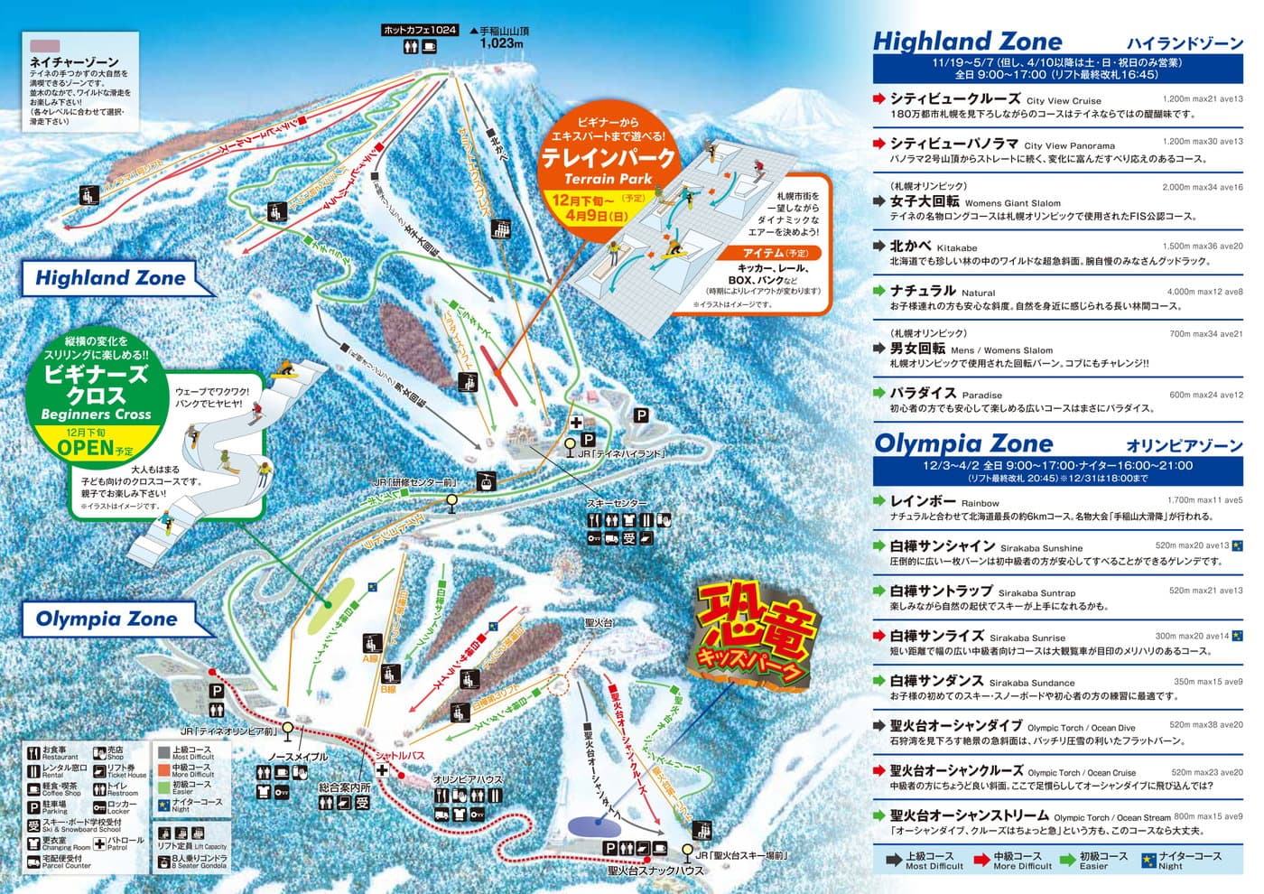 Sapporo Trail Map