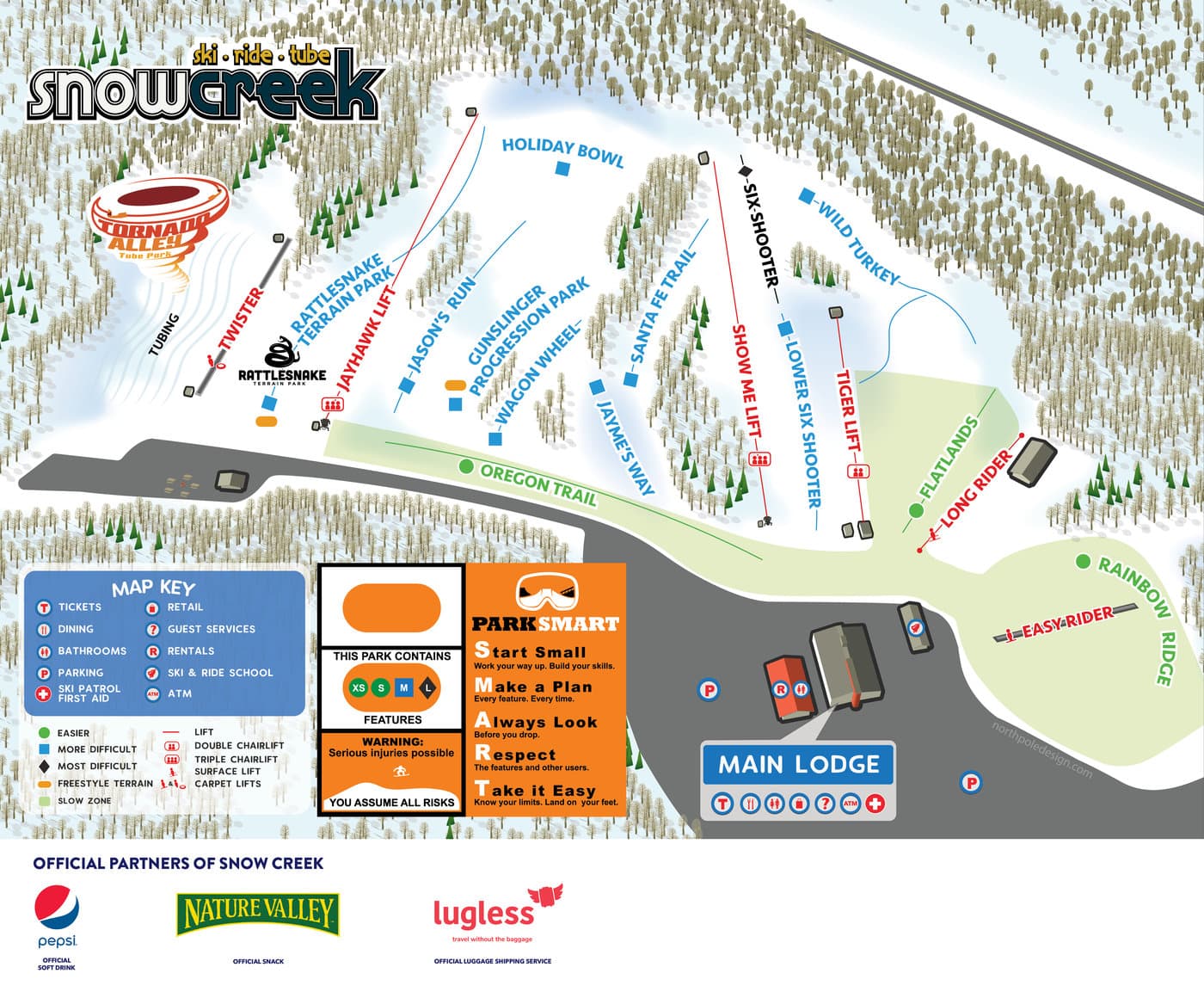 Snow Creek Trail Map